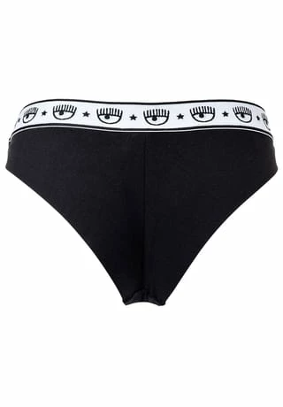 CHIARA FERRAGNI Damen String 2er Pack - Brief, Cotton Stretch, Logobund, Uni Schwarz/ Weiß 11 CHIARA FERRAGNI Damen String 2er Pack - Brief, Cotton Stretch, Logobund, Uni Schwarz/ Weiß – Bild 9