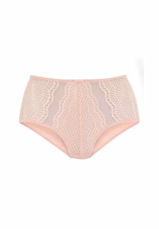 LASCANA Damen Highwaist-Slip Lana Blush 3 LASCANA Damen Highwaist-Slip Lana Blush
