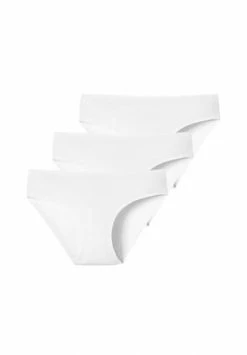 SCHIESSER Slip 3er Pack Invisible Cotton Weiß