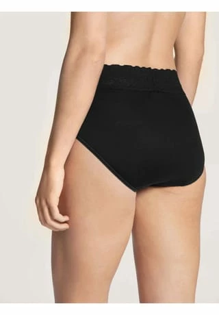 CALIDA Damen Midislip Lycraspitze Schwarz 5 CALIDA Damen Midislip Lycraspitze Schwarz – Bild 3