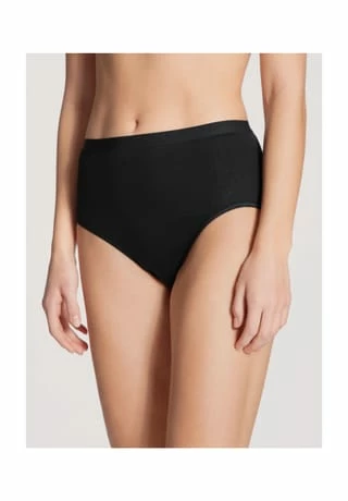 CALIDA Classic Light Midislip, Baumwolle, Uni, Für Damen SCHWARZ 3 CALIDA Classic Light Midislip, Baumwolle, Uni, Für Damen SCHWARZ