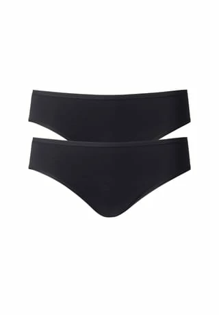 CALIDA Damen Slip, 2er-Pack Benefit Women Schwarz 3 CALIDA Damen Slip, 2er-Pack Benefit Women Schwarz