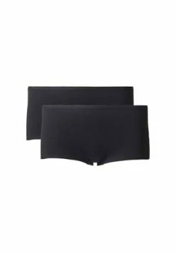 CALIDA Damen Panty, 2er-Pack Benefit Women Schwarz