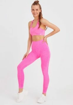 LEIFNELSON Damen Seamless Sport BH Fitness Crop Top Rosa -SCHIESSER Shop unnamed file 118