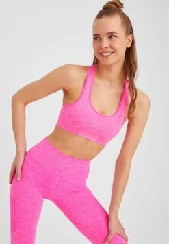 LEIFNELSON Damen Seamless Sport BH Fitness Crop Top Rosa -SCHIESSER Shop unnamed file 120