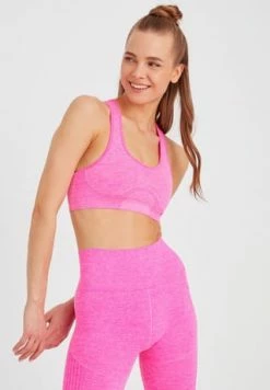 LEIFNELSON Damen Seamless Sport BH Fitness Crop Top Rosa -SCHIESSER Shop unnamed file 121