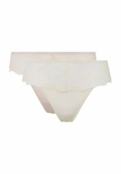 MANGUUN String, 2er-Pack, Spitzenbund, Für Damen PEACH BLUSH/ EGRET