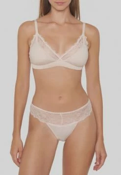 MANGUUN String, 2er-Pack, Spitzenbund, Für Damen PEACH BLUSH/ EGRET -SCHIESSER Shop unnamed file 1246