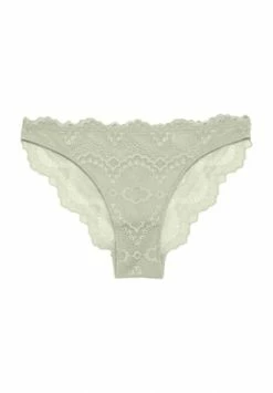 MANGUUN Slip, Vollspitze, Wellsaum, Semitransparent, Für Damen DESERT SAGE