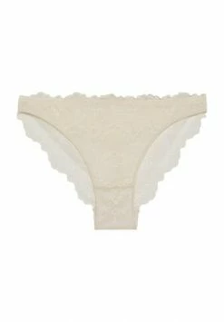 MANGUUN Slip, Vollspitze, Uni, Für Damen EGRET