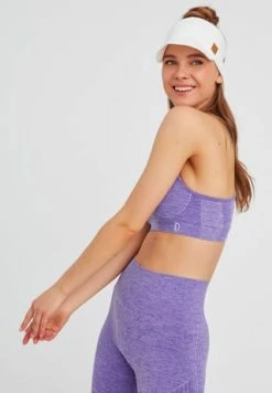 LEIFNELSON Damen Seamless Sport BH Fitness Crop Top Lila -SCHIESSER Shop unnamed file 129