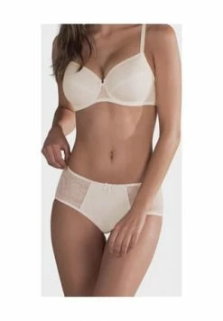 ROSA FAIA Tailenslip, Schleife, Spitze, Für Damen Linen