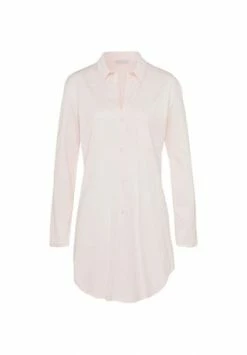 HANRO Nachthemd Langarm Cotton Deluxe Crystal Pink