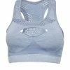 LEIFNELSON Damen Seamless Sport BH Fitness Crop Top Hellblau-melange -SCHIESSER Shop unnamed file 139