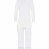 HANRO Damen Capri-Pyjama Mit Spitze Moments White 2 HANRO Damen Capri-Pyjama Mit Spitze Moments White -SCHIESSER Shop unnamed file 1390