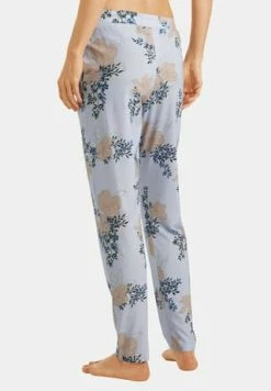 HANRO Schlafanzug Hose Lang Sleep & Lounge Marble Flowers -SCHIESSER Shop unnamed file 1409
