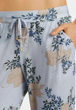 HANRO Schlafanzug Hose Lang Sleep & Lounge Marble Flowers -SCHIESSER Shop unnamed file 1411