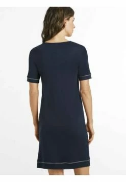 HANRO Nachthemd Kurzarm Natural Comfort Deep Navy 4 HANRO Nachthemd Kurzarm Natural Comfort Deep Navy -SCHIESSER Shop unnamed file 1414
