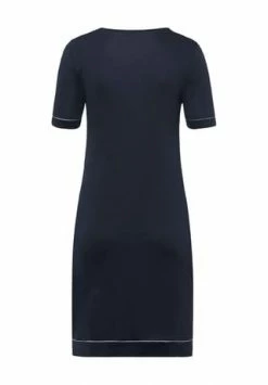 HANRO Nachthemd Kurzarm Natural Comfort Deep Navy 5 HANRO Nachthemd Kurzarm Natural Comfort Deep Navy -SCHIESSER Shop unnamed file 1415
