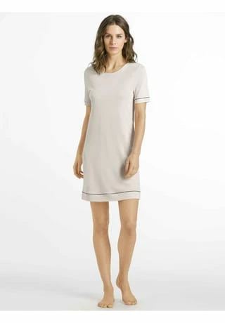 HANRO Nachthemd Kurzarm Natural Comfort Amond 4 HANRO Nachthemd Kurzarm Natural Comfort Amond – Bild 2
