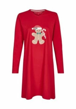 HAPPY SHORTS Nachthemd X-Mas Gingerbread Man