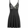 Erlich Damen Träger-Nachthemd Schwarz -SCHIESSER Shop unnamed file 1428