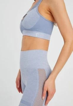 LEIFNELSON Damen Seamless Sport BH Fitness Crop Top Hellblau-melange 6 LEIFNELSON Damen Seamless Sport BH Fitness Crop Top Hellblau-melange -SCHIESSER Shop unnamed file 143