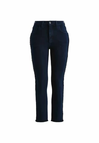 Damen Cropped High Rise Pants Power Pants ITEM M6 Damen Cropped High Rise Pants Power Pants Dark Blue -SCHIESSER Shop unnamed file 1445