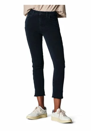 Damen Cropped High Rise Pants Power Pants ITEM M6 Damen Cropped High Rise Pants Power Pants Dark Blue -SCHIESSER Shop unnamed file 1446