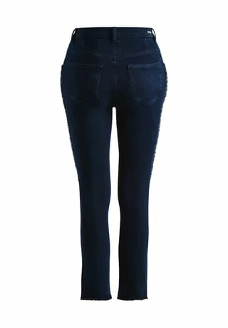 Damen Cropped High Rise Pants Power Pants ITEM M6 Damen Cropped High Rise Pants Power Pants Dark Blue -SCHIESSER Shop unnamed file 1448