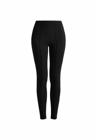 Damen Clean High Rise Pants Power Pants ITEM M6 Damen Clean High Rise Pants Power Pants Black -SCHIESSER Shop unnamed file 1451