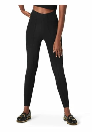 Damen Clean High Rise Pants Power Pants ITEM M6 Damen Clean High Rise Pants Power Pants Black -SCHIESSER Shop unnamed file 1452