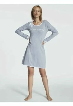 Louis & Louisa Damen Nachthemd, Langarm Grau 9 Louis & Louisa Damen Nachthemd, Langarm Grau -SCHIESSER Shop unnamed file 1457