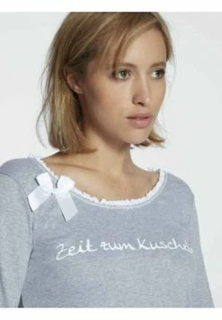 Louis & Louisa Damen Nachthemd, Langarm Grau 10 Louis & Louisa Damen Nachthemd, Langarm Grau -SCHIESSER Shop unnamed file 1458