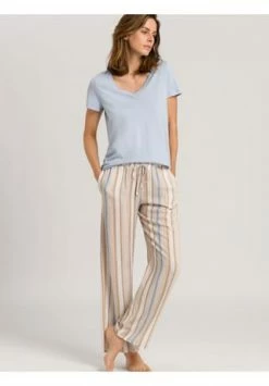 HANRO Schlafanzug Shirt Kurzarm Sleep & Lounge Cloud Blue -SCHIESSER Shop unnamed file 1481