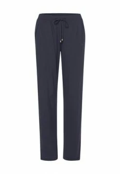 HANRO Schlafhose, Gummibund, Uni, Für Damen 1650 BLUEBERRY