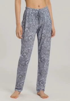 HANRO Sleep & Lounge Schlafhose, Gummibund, Für Damen 2954 CALM PAISLEY -SCHIESSER Shop unnamed file 1512