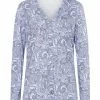 HANRO Schlafanzug Shirt Langarm Sleep & Lounge Calm Paisley 1 HANRO Schlafanzug Shirt Langarm Sleep & Lounge Calm Paisley -SCHIESSER Shop unnamed file 1541