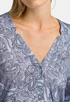 HANRO Schlafanzug Shirt Langarm Sleep & Lounge Calm Paisley 9 HANRO Schlafanzug Shirt Langarm Sleep & Lounge Calm Paisley -SCHIESSER Shop unnamed file 1544