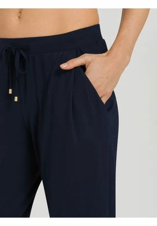 HANRO Schlafhose, Gummibund, Uni, Für Damen 1610 DEEP NAVY 8 HANRO Schlafhose, Gummibund, Uni, Für Damen 1610 DEEP NAVY – Bild 6