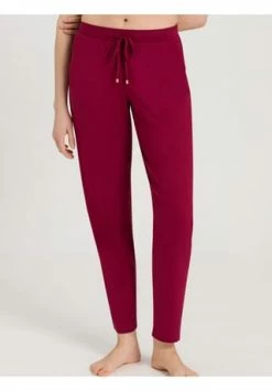 HANRO Schlafhose, Gummibund, Uni, Für Damen 2459 BURGUNDY -SCHIESSER Shop unnamed file 1566