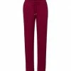 HANRO Schlafanzug Hose Lang Sleep & Lounge Burgundy