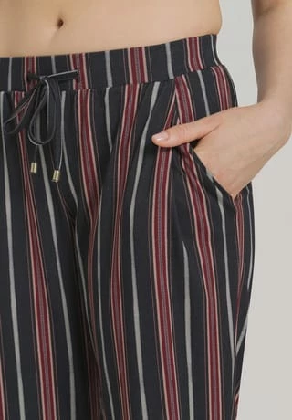 Sleep & Lounge Schlafhose, Gummibund, für Damen HANRO Sleep & Lounge Schlafhose, Gummibund, Für Damen 2984 MARSALA STRI -SCHIESSER Shop unnamed file 1598