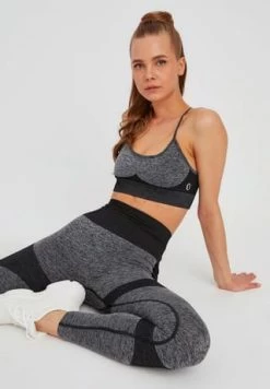 LEIFNELSON Damen Seamless Sport BH Fitness Crop Top Schwarz 12 LEIFNELSON Damen Seamless Sport BH Fitness Crop Top Schwarz -SCHIESSER Shop unnamed file 161