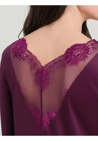 HANRO Nachthemd Lovis 130cm Sumac 8 HANRO Nachthemd Lovis 130cm Sumac – Bild 6