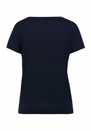 HANRO Schlafshirt Sleep & Lounge Deep Navy 4 HANRO Schlafshirt Sleep & Lounge Deep Navy – Bild 2