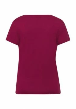 HANRO Schlafshirt, V-Ausschnitt, Für Damen 2459 BURGUNDY -SCHIESSER Shop unnamed file 1651