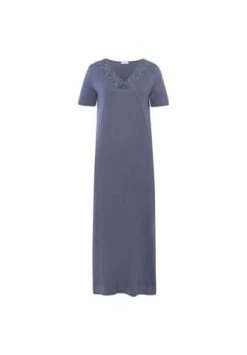 HANRO Kurzarm Nachthemd Moments (130cm) Pigeon