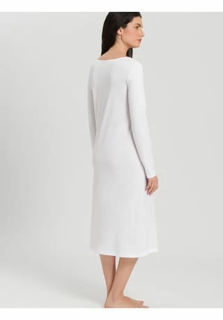 HANRO Nachthemd Zelda 110cm White 6 HANRO Nachthemd Zelda 110cm White – Bild 4