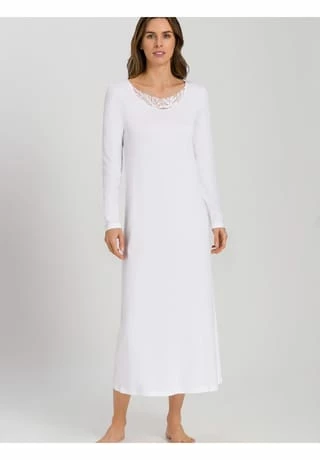 HANRO Nachthemd Zelda 130cm White 5 HANRO Nachthemd Zelda 130cm White – Bild 3